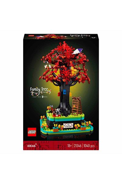 LEGO Family Tree 21346 - Collectible for Adults Who Love to Decorate Home, Office