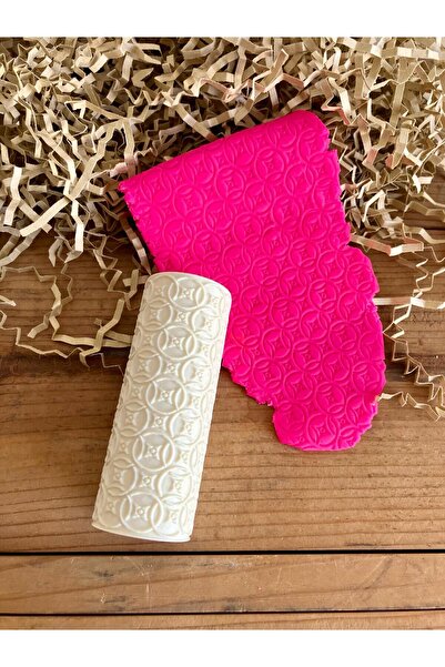 Volala Desenli Seramik / Polimer Kil Desen Oklavası / Doku Rulosu