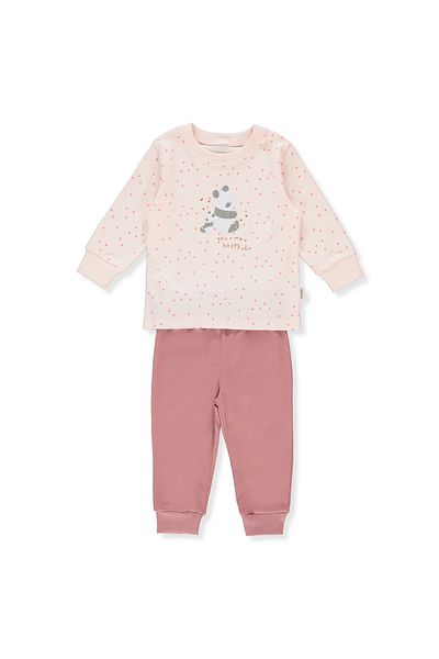 Bebetto INTERLOK PAJAMAS SET WITHOUT BOOTIES 2 Pieces (SWEET PJYAMAS) F 1320