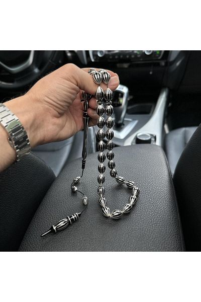 dergah tesbih Erzurum Oltu - Recep Sonkaya Master Prayer Beads, Watermelon Split Workmanship