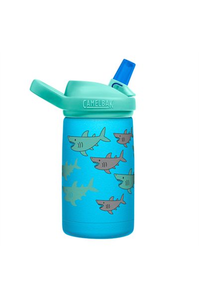 Camelbak Steel Thermos Water Bottle with Straw - Eddy 350 ml - School Of Sharks
