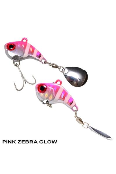 RYUJI Scorpy Vib 14gr Jig Yem Pink Zebra Glow