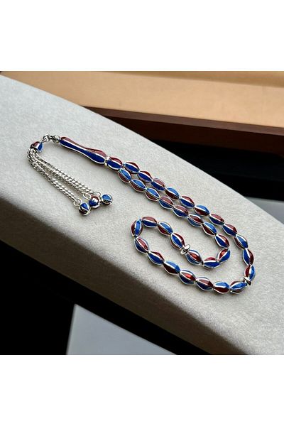 dergah tesbih Trabzon Sports Rosary - Silver Handcrafted