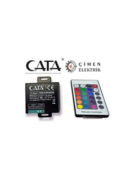 Cata Ct 9147 18a - 216w Rgb Led Kumandası