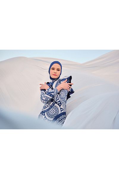 ALFASA Λεπτομερές Hijab μαγιό Marina Flywheel
