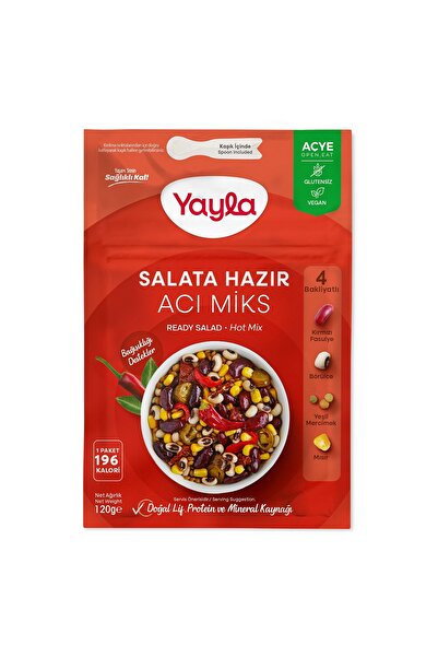 Yayla Bakliyat Yayla Hazır Salata Karışımı Acılı 120 Gr.