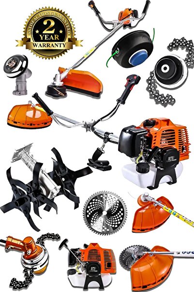 Spech Power Grayder Serii 2.4 Hp Turbo Benzinli Çapalı Yan Tipi Ot Çalı Çim B...