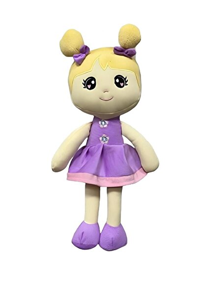 OTURAKÇI TOYS أميرة قطيفة للطفل - شعر أشقر مفصل