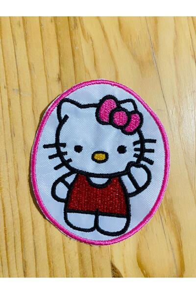 icase Hello Kitty Nakış Patch Peç Yama (6X8 CM)