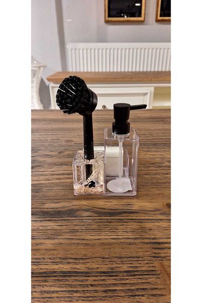 AROW Brushed Soap Dish with Natural Accessories