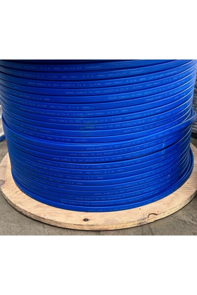 Ersa 3×6 Yassı Ttr Mavi Dalgıç Kablosu