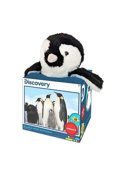 Cubic Fun Prime 3D - Penguin Plush Selfie Puzzle 48 Pieces - 15809