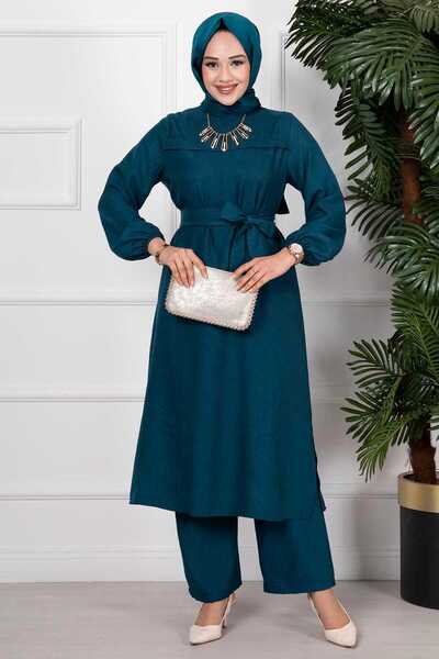 EBRUTESETTÜR طقم مزدوج بتفاصيل فتحة - MD20634