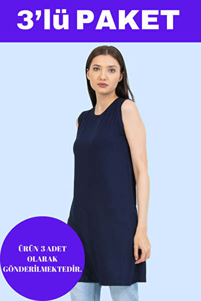 Pinkapple Örme Penye 3 Al 2 Öde 5 Al 4 Öde Kurtarıcı İçlik Kadın Tesettür Tunik