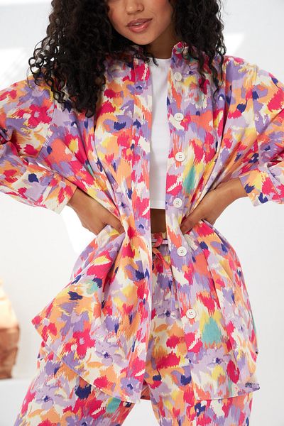 MİA NOURA Cămașă cu model gabardine