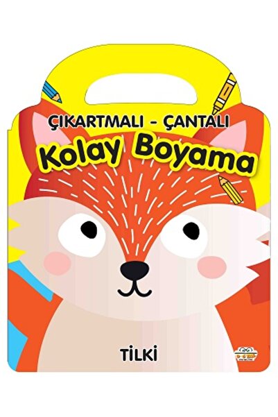 0-6 Yaş Yayınları مع الملصقات - الرسم السهل مع الحقائب - كتاب الثعلب - باربار...