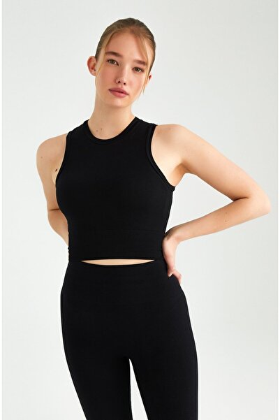 PATRON Ribbed Sleeveless Flexible Crop