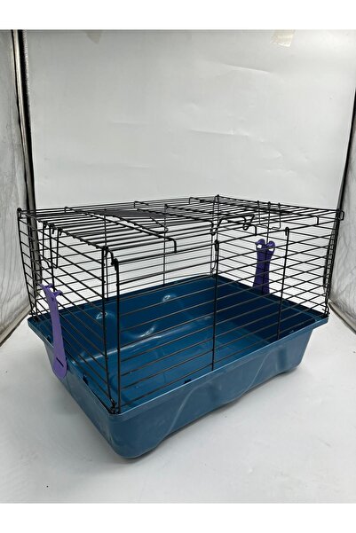 CCA tavşan ve hamster kafesi mavi