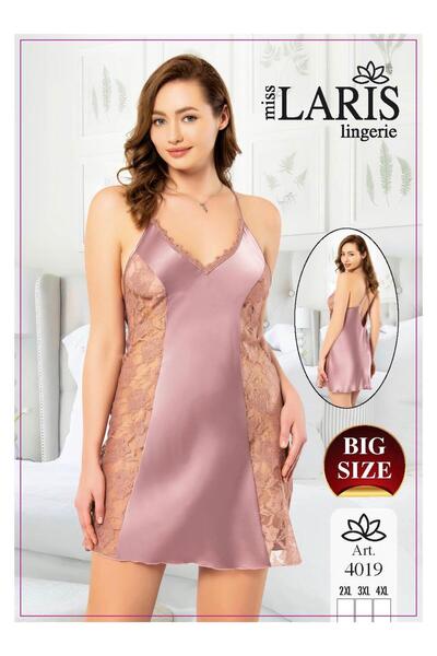 Genel Markalar İP ASKILI BÜYÜK BEDEN SATEN GECELİK