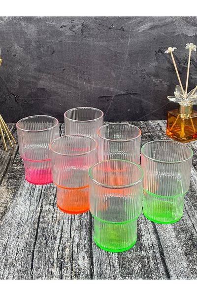 YzHome Set of 6 Crystal Glass Colored Soft Drink Water Glass Pinterest Origami Model Cup 200cc