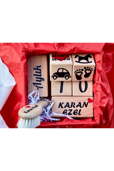 mogokids ANNE BEBEK İSİMLİ ANI KÜPÜ BEBEK SAÇ FIRÇASI DEKOR VE FOTOĞRAF ÇEKİM...