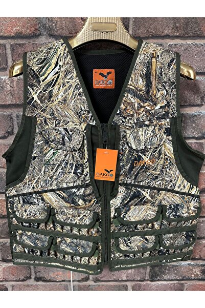 Dargo Saz Desenli Max 5 M Beden Avcı Yeleği