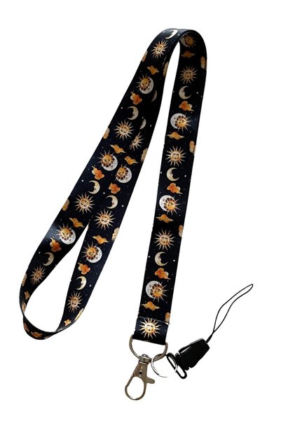 StormiStoretr Moon Sun Set of 3 Neck Rope Yoyo Id Badge