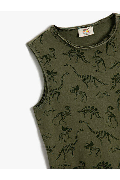Koton Dinosaur Printed Undershirt Cotton