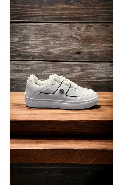 U.S. Polo Assn. Adidași albi pentru copii