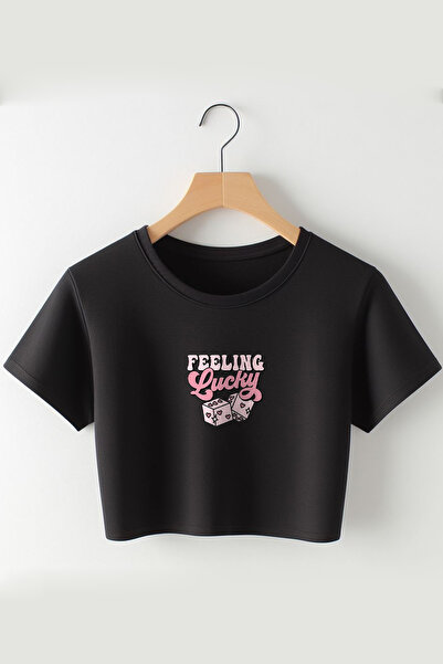 Vordevia Osećam se srećno Štampano 2024 Koketna moda Oversize kroj okrugla kr...