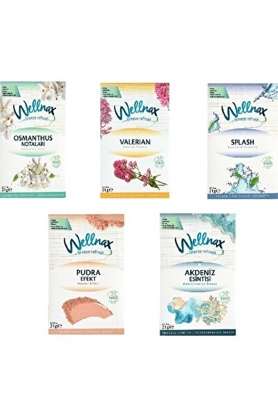 Wellnax Dolap Ve Cekmece Kokusu Mixed 5 Adet