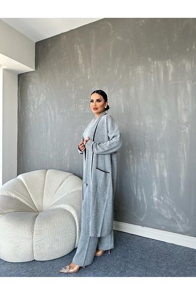 MAY MARA طقم نسائي مريح مكون من 3 قطع مع تفاصيل سترة وبنطلون