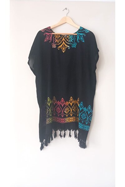 MMD EXPORT SAHİL ESİNTİSİ PAREO / Kadın Desenli Plaj Elbisesi Pareo Beach