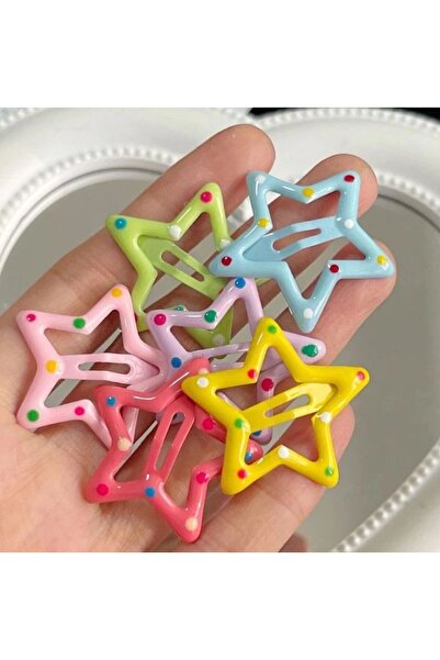 Wanderlust طقم هدايا أطفال نسائي صغير بنمط نجمة - باستيل، موديلات لامعة بإبزي...