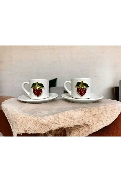 hazztasarım 2 pcs strawberry cups