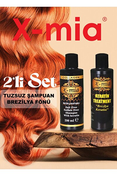 x-mia Brezilya Fönü Keratini&tuzsuz,sülfatsız Şampuan 200 ml