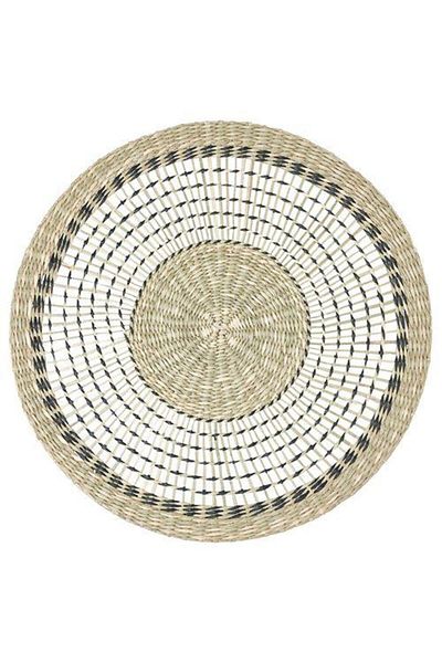 IKEA Serviciu american 6 bucăți, Meridyendukkan natural 37 cm Rattan-serviciu rotund-decorativ