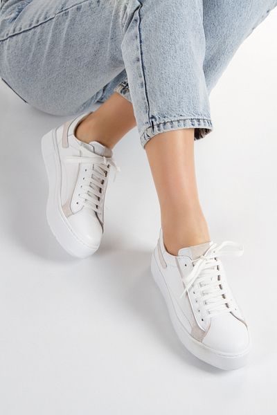 PASSAGE SHOES Γυναικεία αθλητικά παπούτσια από γνήσιο δέρμα 2074