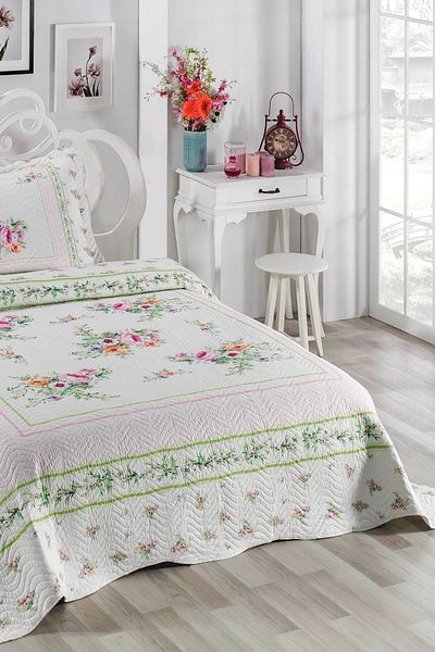 ŞENER HOME Cover Duru Cuvertură Matlasată Single