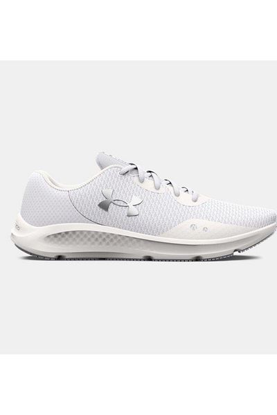 Under Armour Ua Charged Pursuit 3 - White/Grey Running Shoes