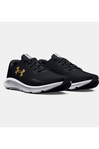 Under Armour Ua Charged Pursuit 3 - Black/White/Gold Color