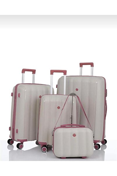 MÇS 4'LÜ SET KIRILMAZ VALİZ SETİ
