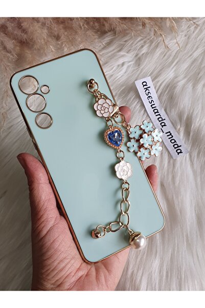 Aksesuarda Moda حافظة TECNO POVA 4 المتوافقة مع TECNO POVA 4 ذهبية اللون ومفص...