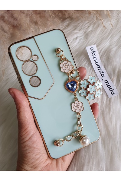 Aksesuarda Moda حافظة TECNO POVA 4 PRO متوافقة مع TECNO POVA 4 PRO ذهبية اللو...