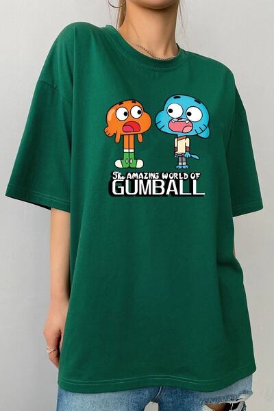 oneagılyazı Μπλουζάκι γκαράλιο με στάμπα Gumball Unisex