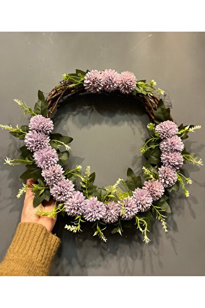 Pika Çiçekli Kapı Süsü - Dış Kapı süsü - Doğal Çalı süs -