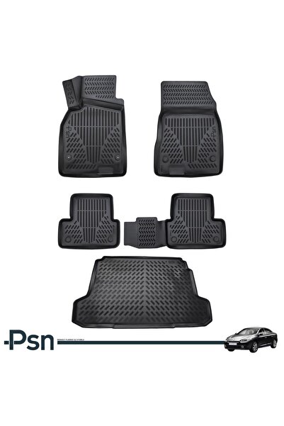Psn Renault Fluence Ile Uyumlu - Araca Özel Paspas Ve Bagaj Havuzu