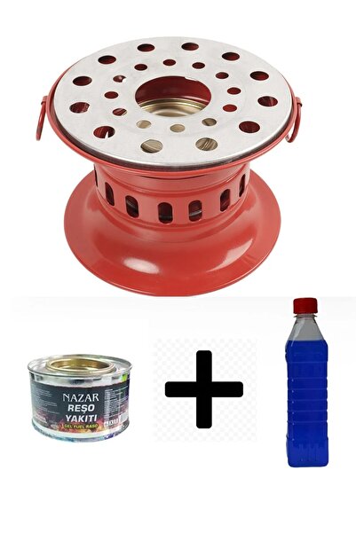 Toptancı Amca Jel Yakıtlı Isıtıcı Osmanlı Ocağı Kamp Ocağı 0.5 Lt Jel Hediyel...