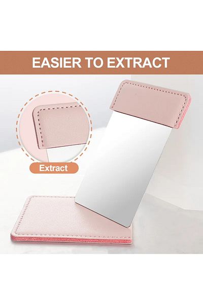 gaman PinK leather Case Bag - Metal UnbreaKable Protective PocKet