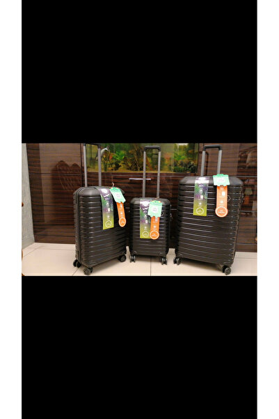 YAY SUİTCASE YaySuitCase Polipropilen Kırılmaz Valiz Set 3'lü Kabin & Orta & Büyük